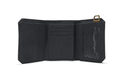 Portafoglio a tre ante in tela olona di nylon